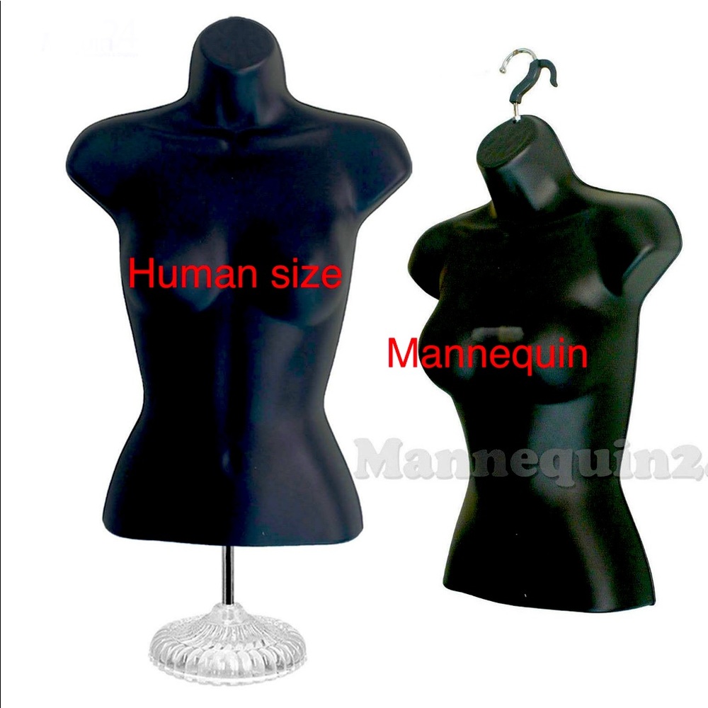1 female half 1 child half & 2 stands